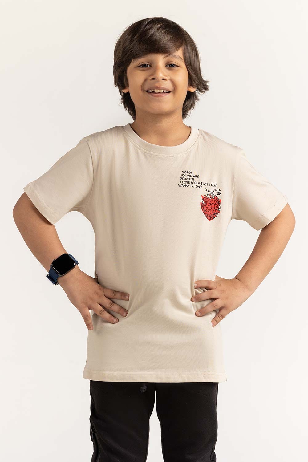 Sand Junior Boy Knit Printed Tee JB-TS-SS24-036