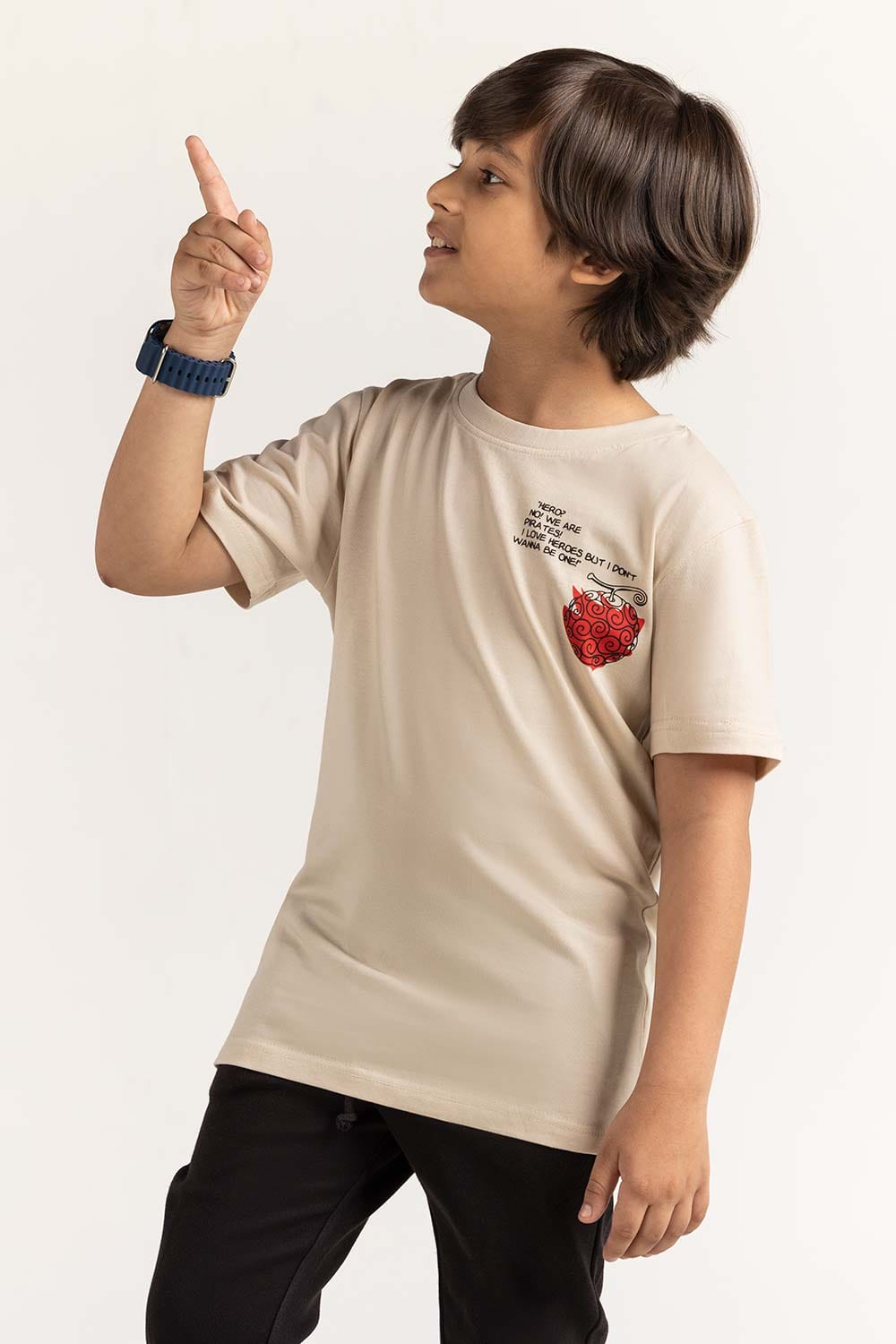 Sand Junior Boy Knit Printed Tee JB-TS-SS24-036