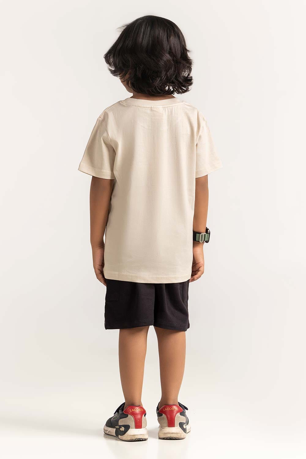 Sand Toddler Boy Knit Printed Tee TB-TS-SS24-041