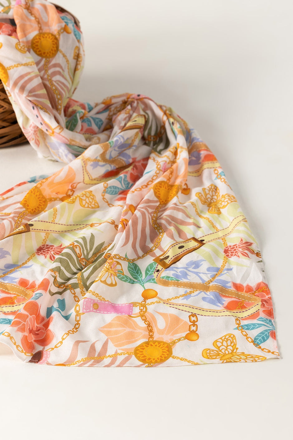 Printed Khadi Scarf