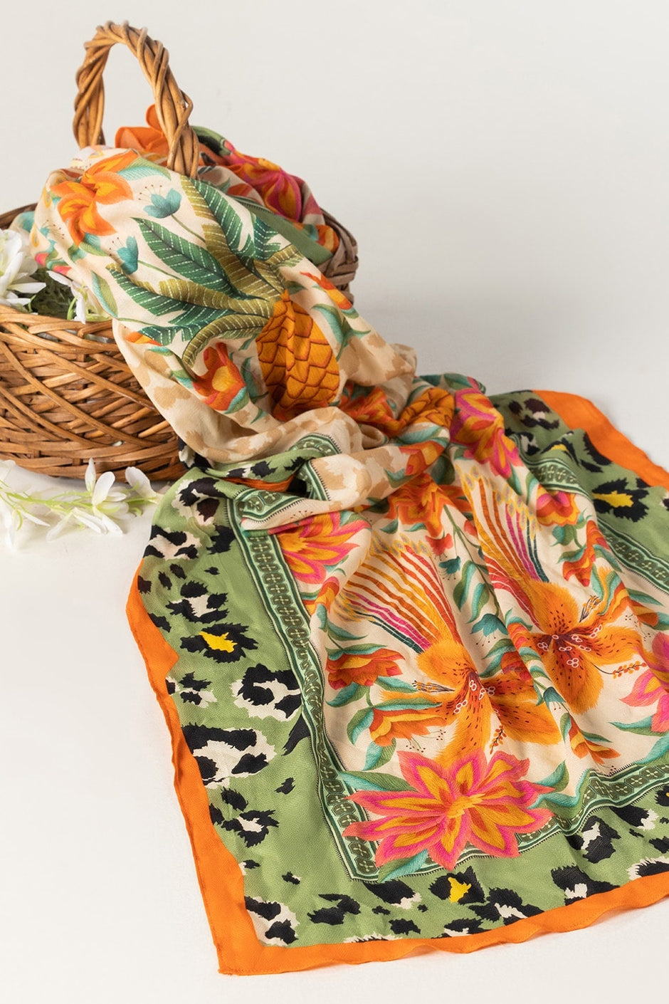 Printed Khadi Scarf