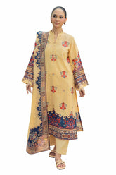 3 Piece Unstitched Printed Khaddar Suit SD-42120
