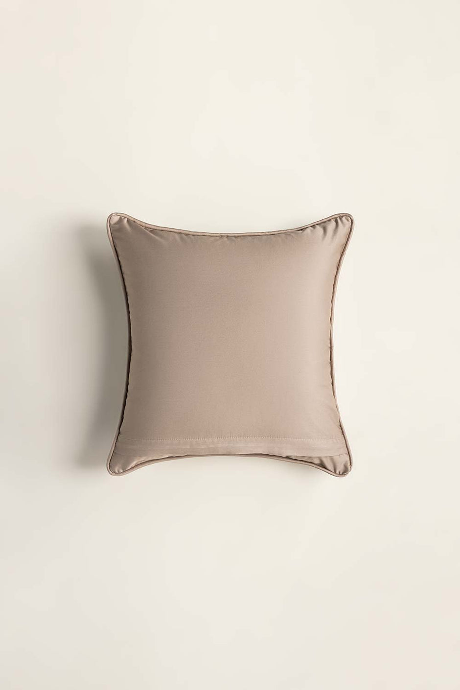 Sepia Tint T-400 Embroidered Square Cushion Cover