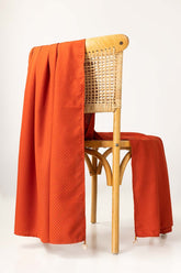 Rust Blended Embellished Shawl SH-24-95