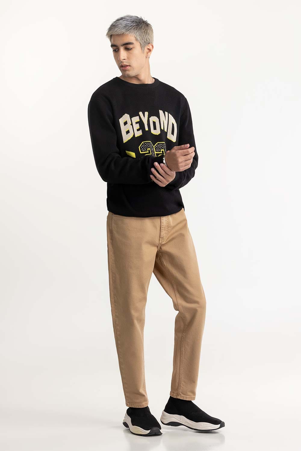 Slogan Sweater 224-111-063