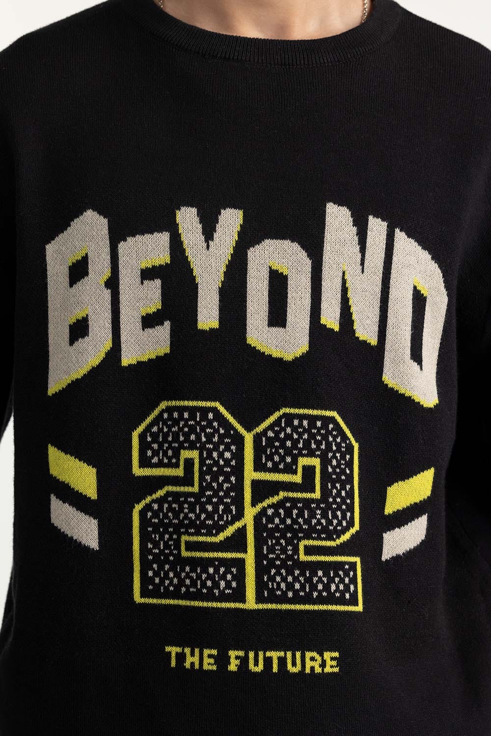 Slogan Sweater 224-111-063