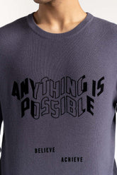 Slogan Sweater 224-111-064