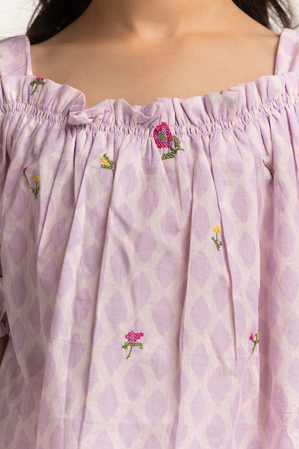 Square Neck Dress 231-417-306