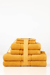 Sunflower Combed Towel 6Pcs Set