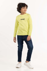 Toddler Boy Sunny Lime Sweater 224-511-036