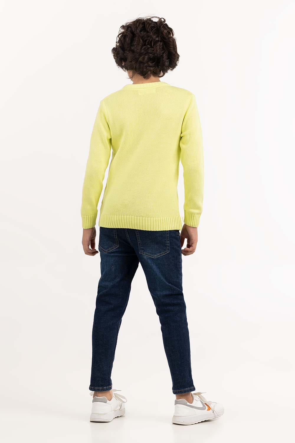 Toddler Boy Sunny Lime Sweater 224-511-036