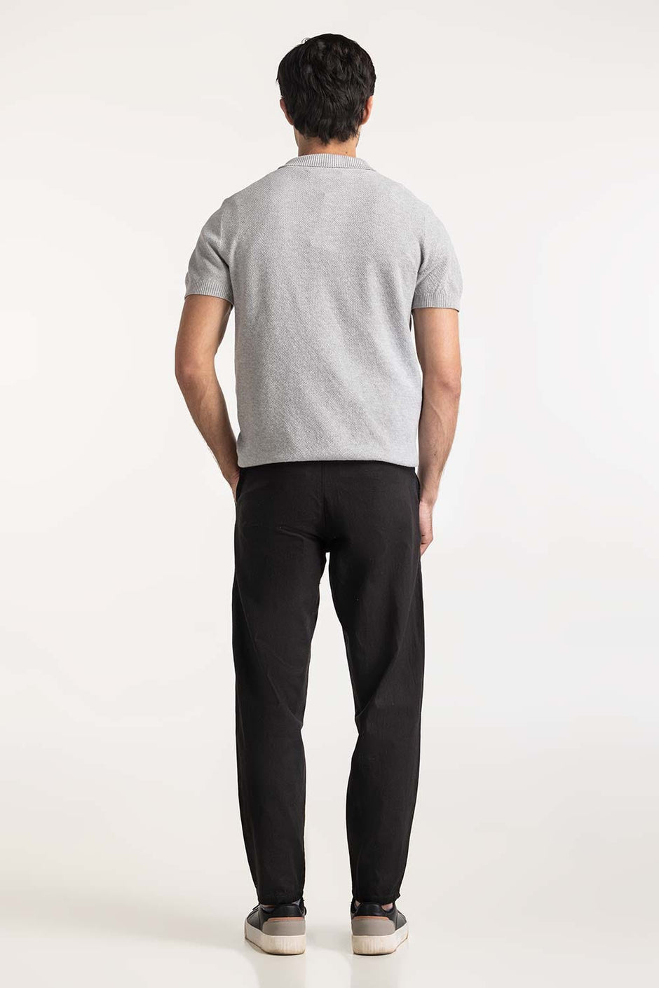 Sweater Knit Polo MN-PSW-WS24-008