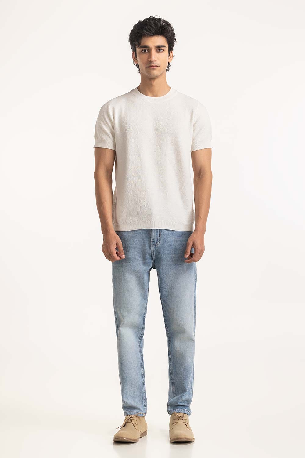 Sweater Knit Tee MN-TSW-WS24-003