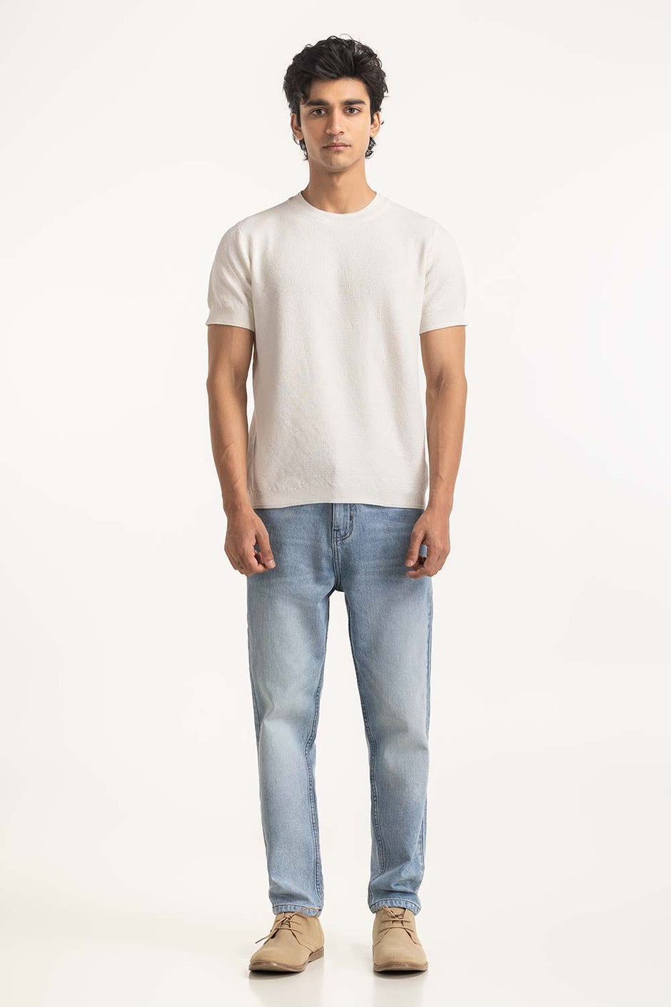 Sweater Knit Tee MN-TSW-WS24-003
