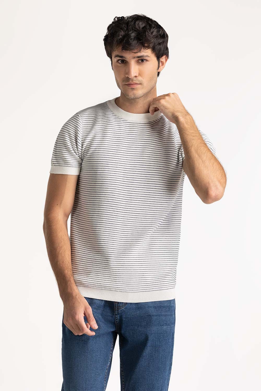 Sweater Knit Tee MN-TSW-WS24-009