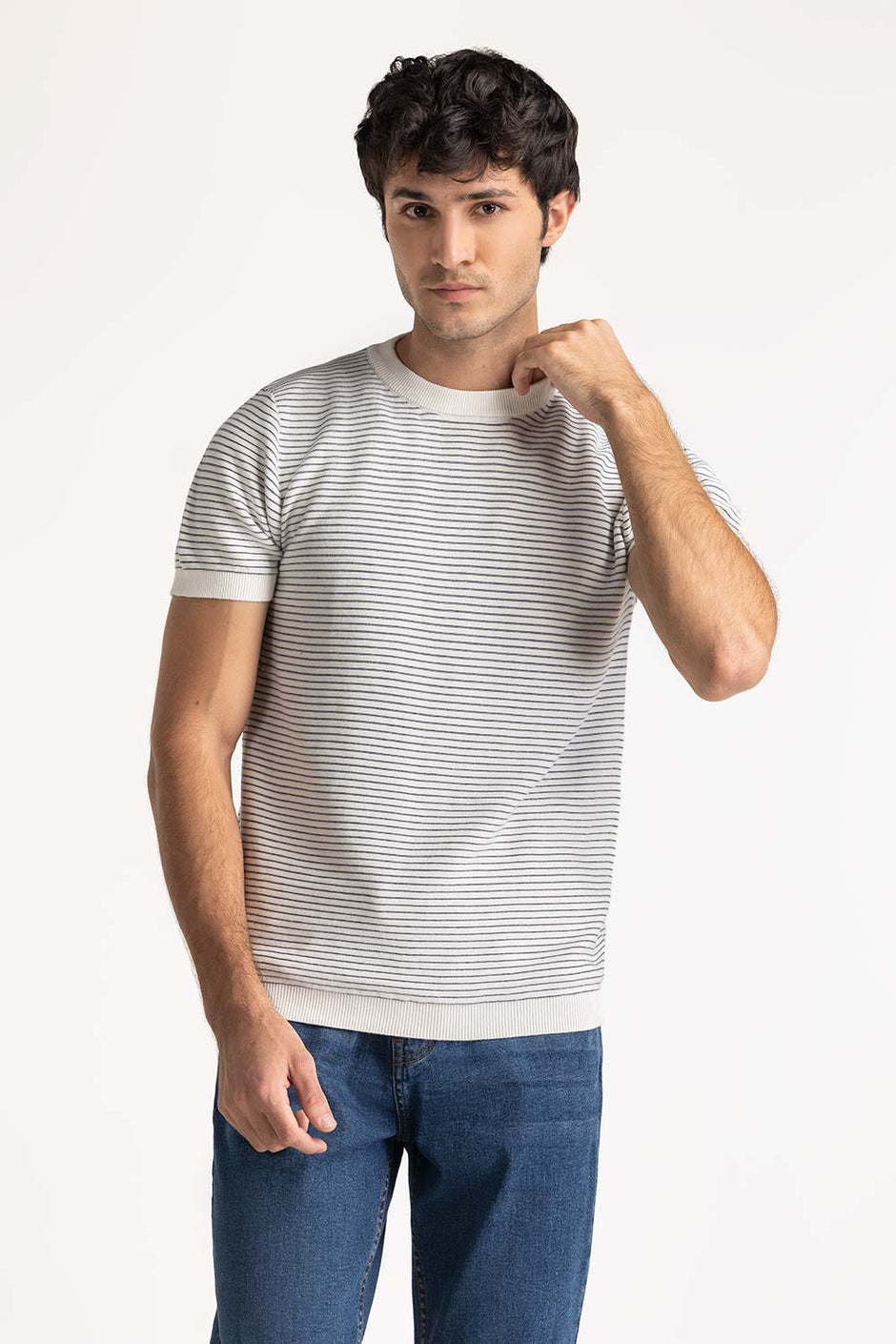 Sweater Knit Tee MN-TSW-WS24-009