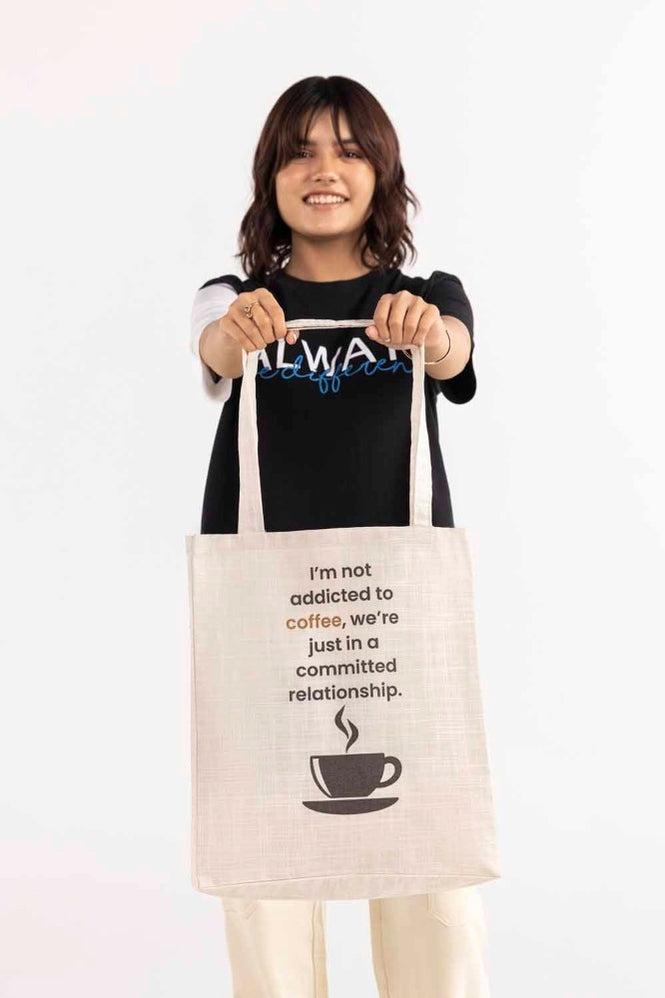 Addicted To Coffee Tote Bag TB
