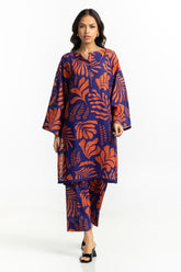 Textured Dobby Printed Co-Ord Set IPST-44532