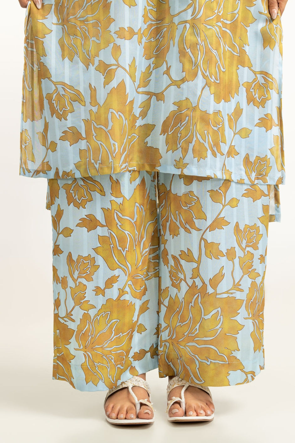 Textured Dobby Printed Co-Ord Set