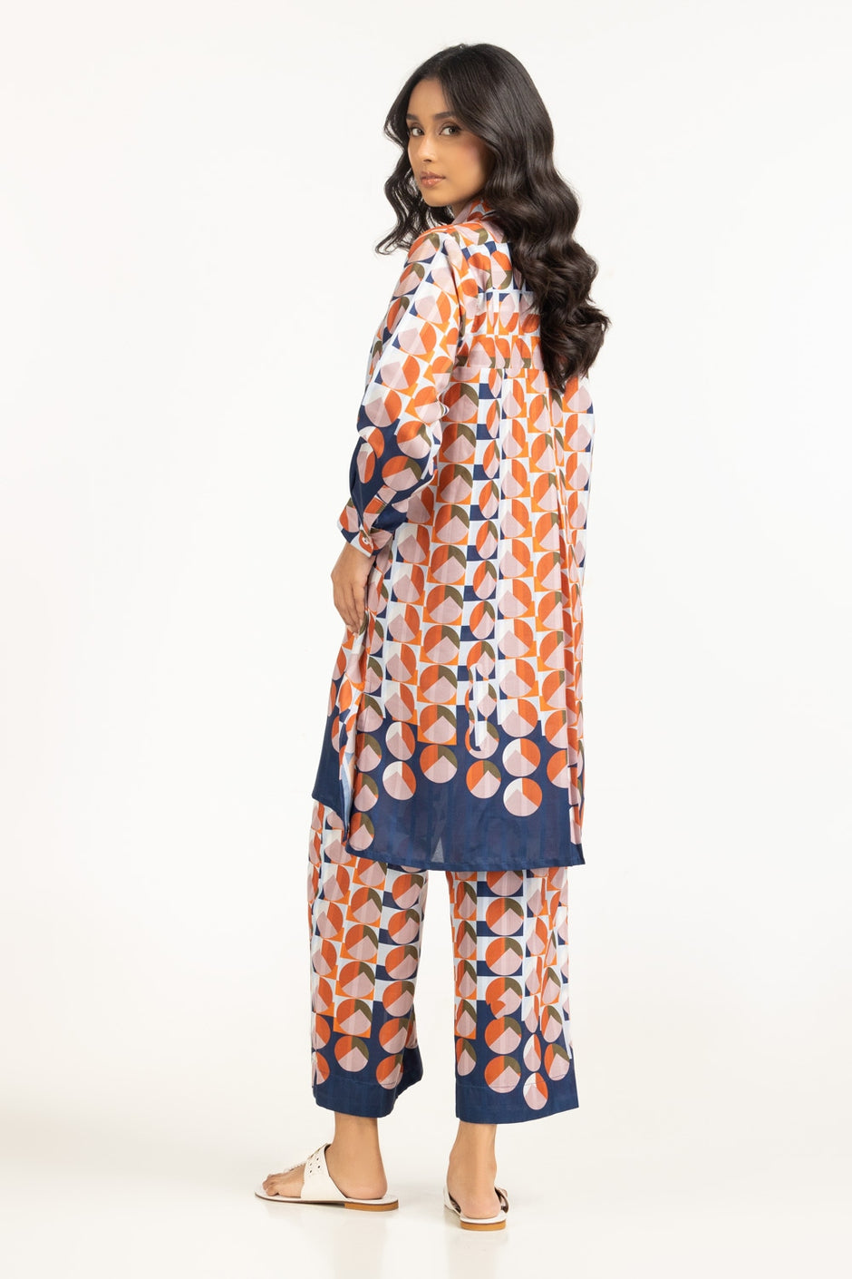 Textured Dobby Printed Co-Ord Set