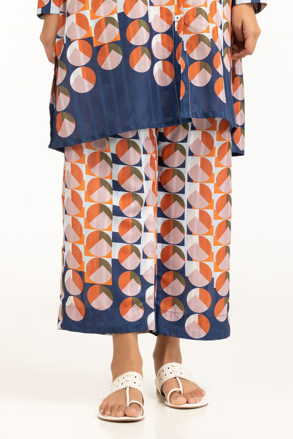 Textured Dobby Printed Co-Ord Set
