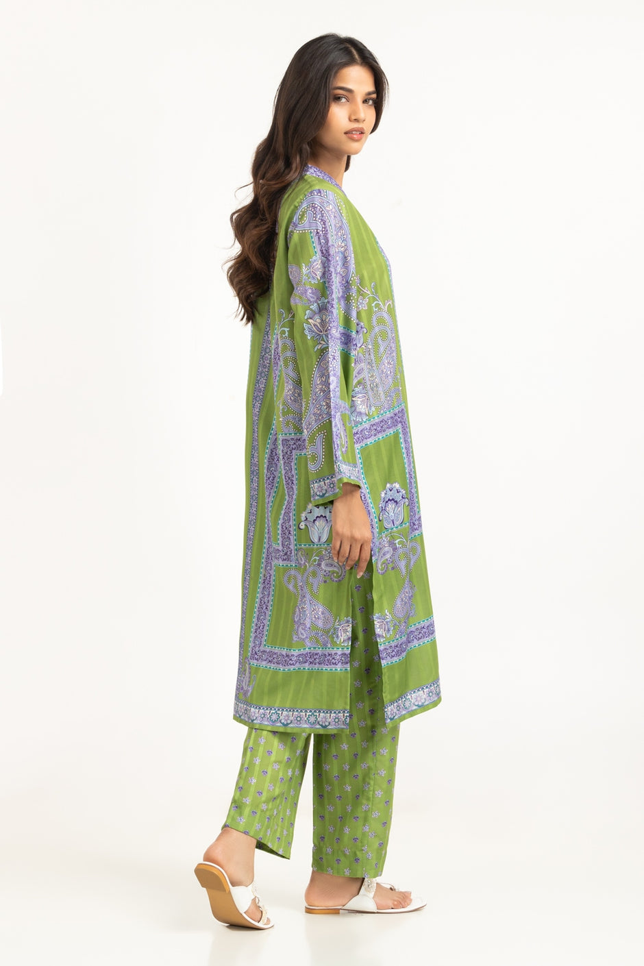 Textured Dobby Printed Co-Ord Set