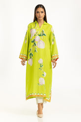 Textured Dobby Printed Kaftan IPS-44674
