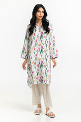 Textured Dobby Printed Shirt IPS-44511