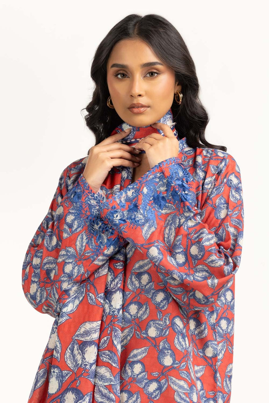 Textured Dobby Printed Shirt