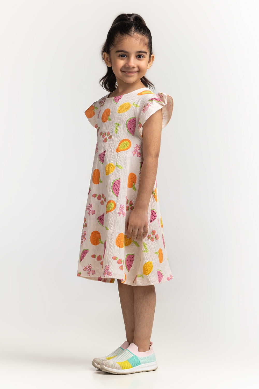 Textured Printed Dress TG-DRS-SS24-411