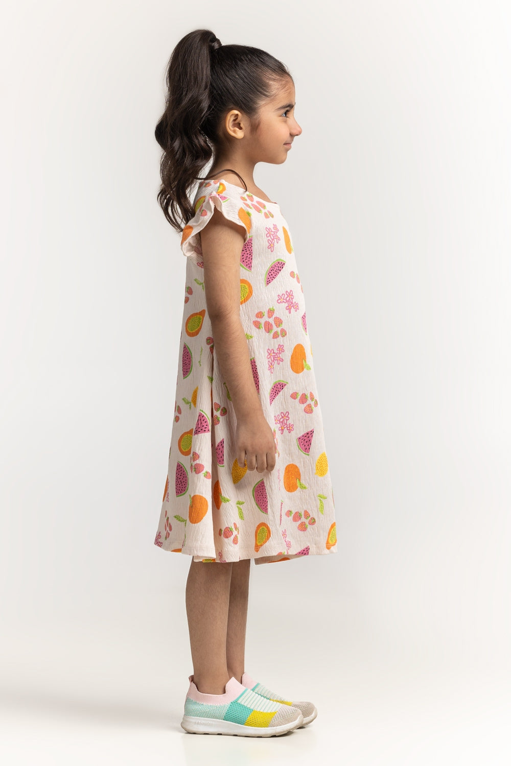 Textured Printed Dress TG-DRS-SS24-411