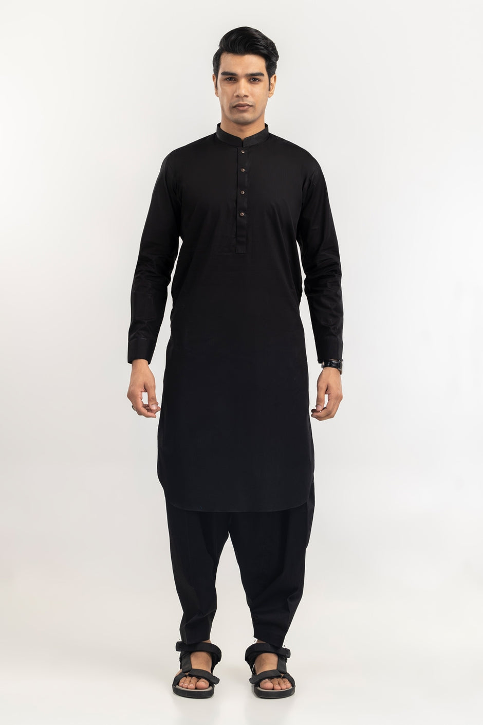 Titanium Latha Unstitched Fabric Cotton-LF-2