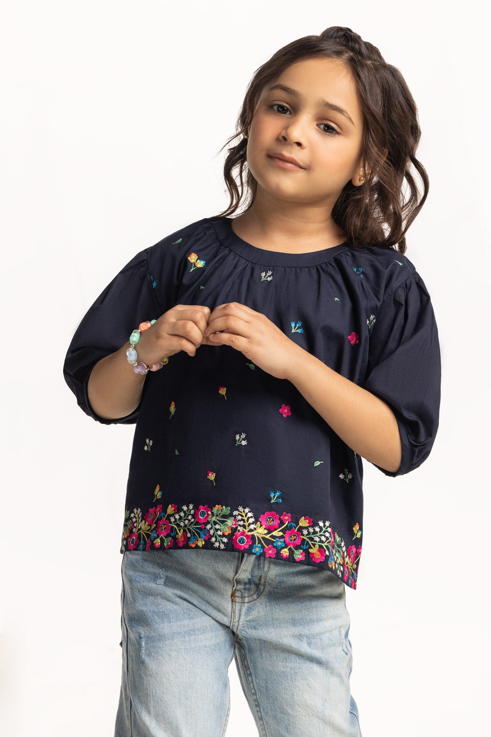 Girls Embroidery Blouse TG-BLS-SS24-052