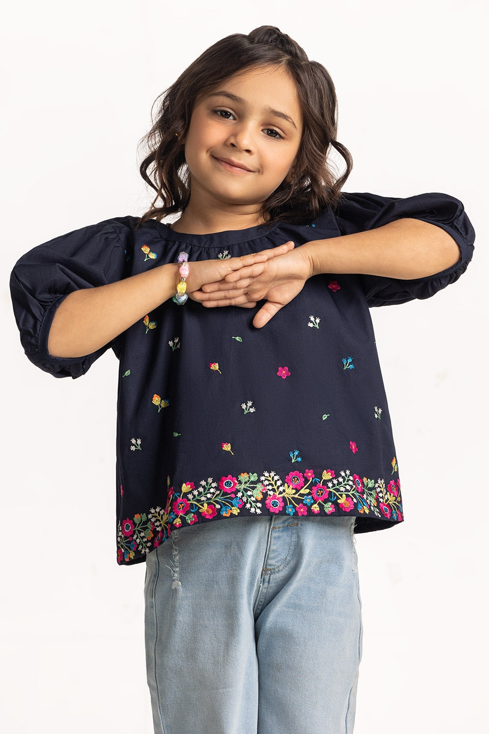 Girls Embroidery Blouse TG-BLS-SS24-052