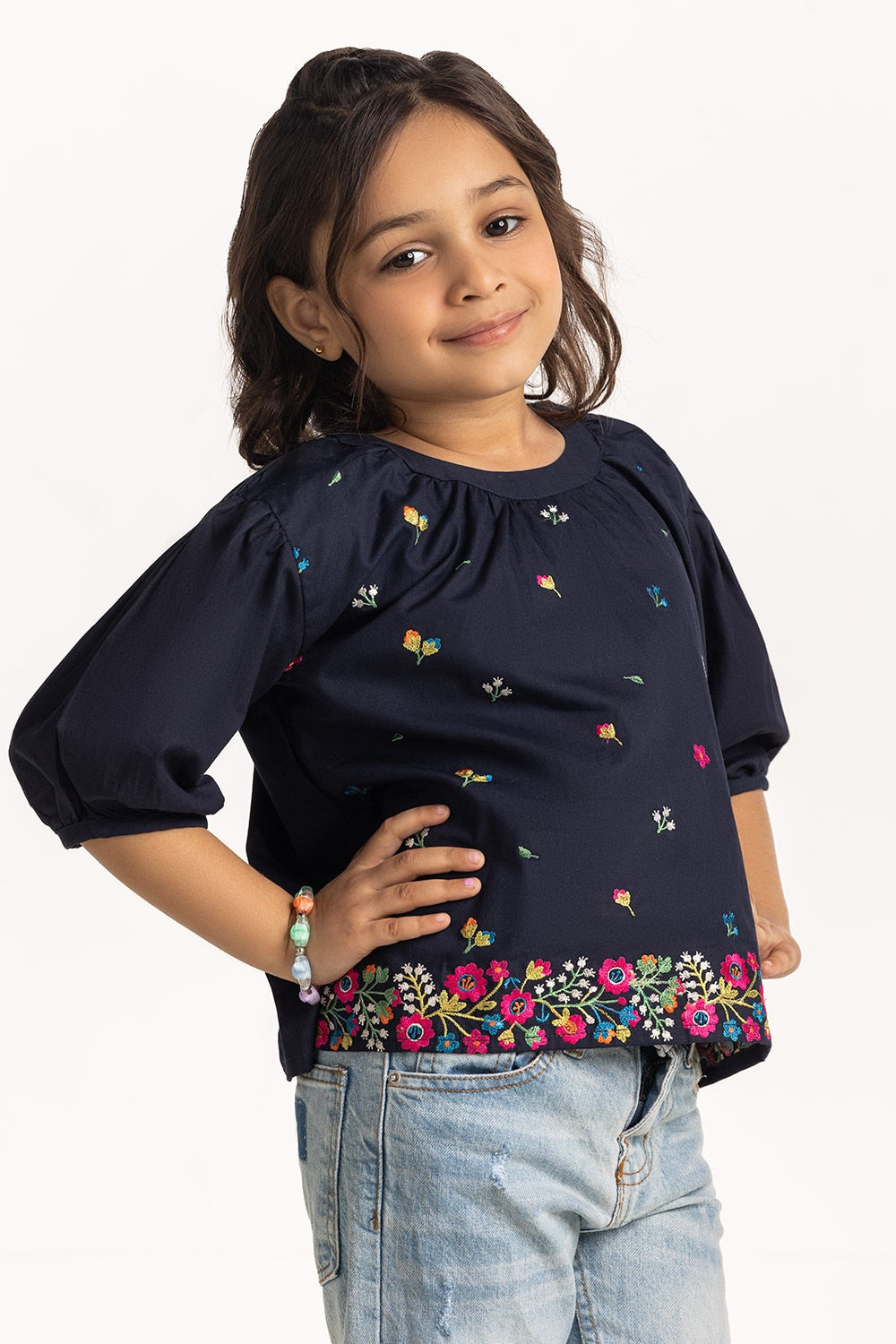 Girls Embroidery Blouse TG-BLS-SS24-052