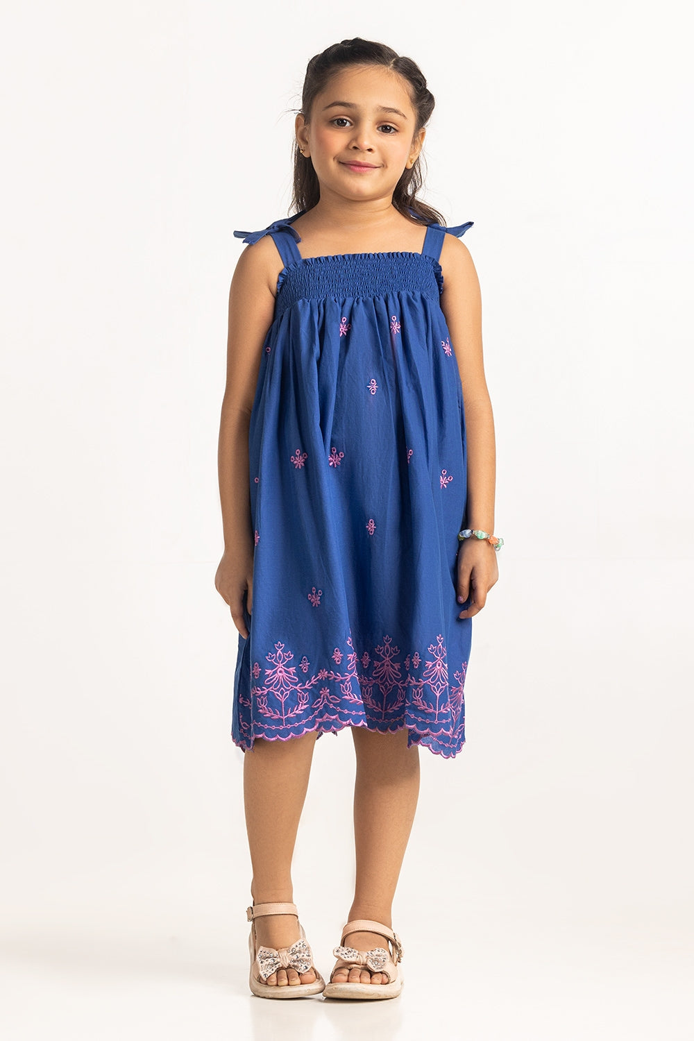 Toddler Girls Embroidery Top TG-DRS-SS25-009