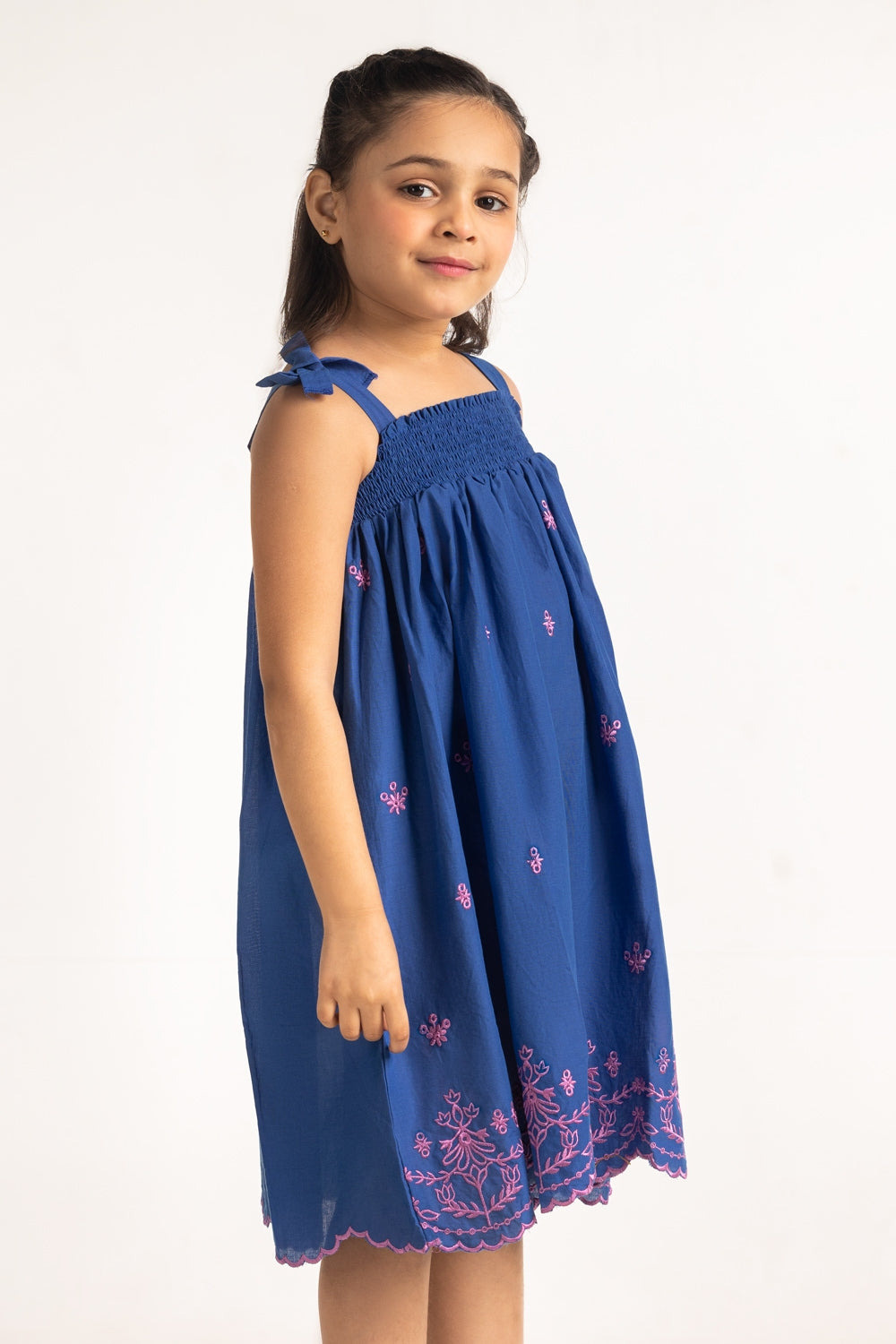 Toddler Girls Embroidery Top TG-DRS-SS25-009