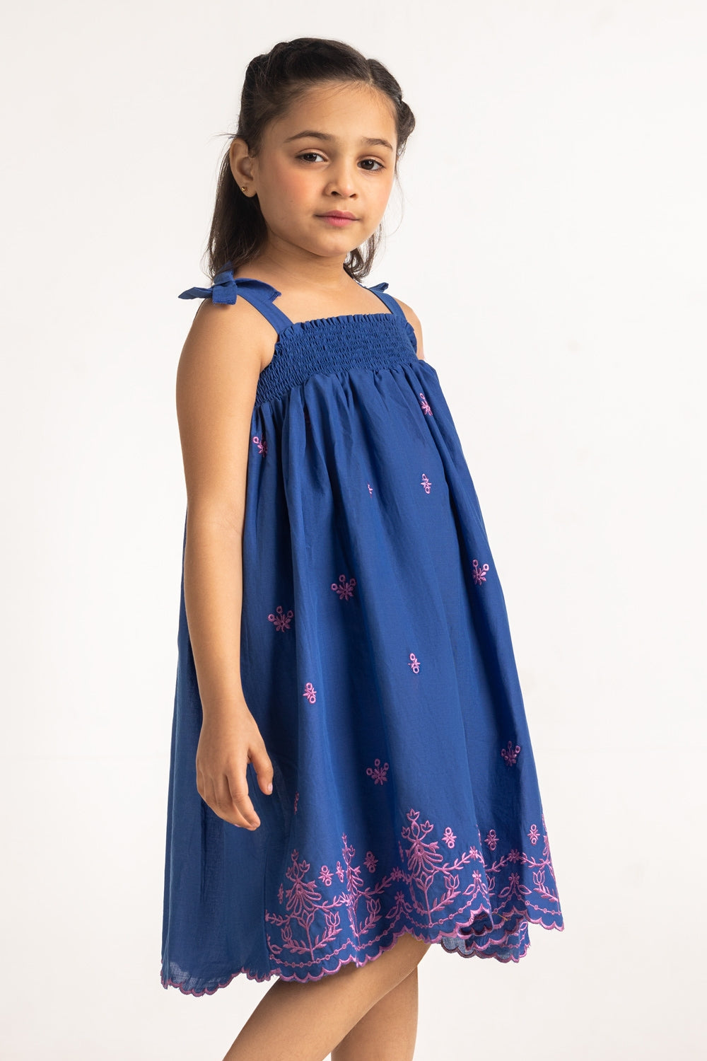 Toddler Girls Embroidery Top TG-DRS-SS25-009