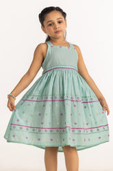 Toddler Girls Embroidery Top TG-DRS-SS25-110