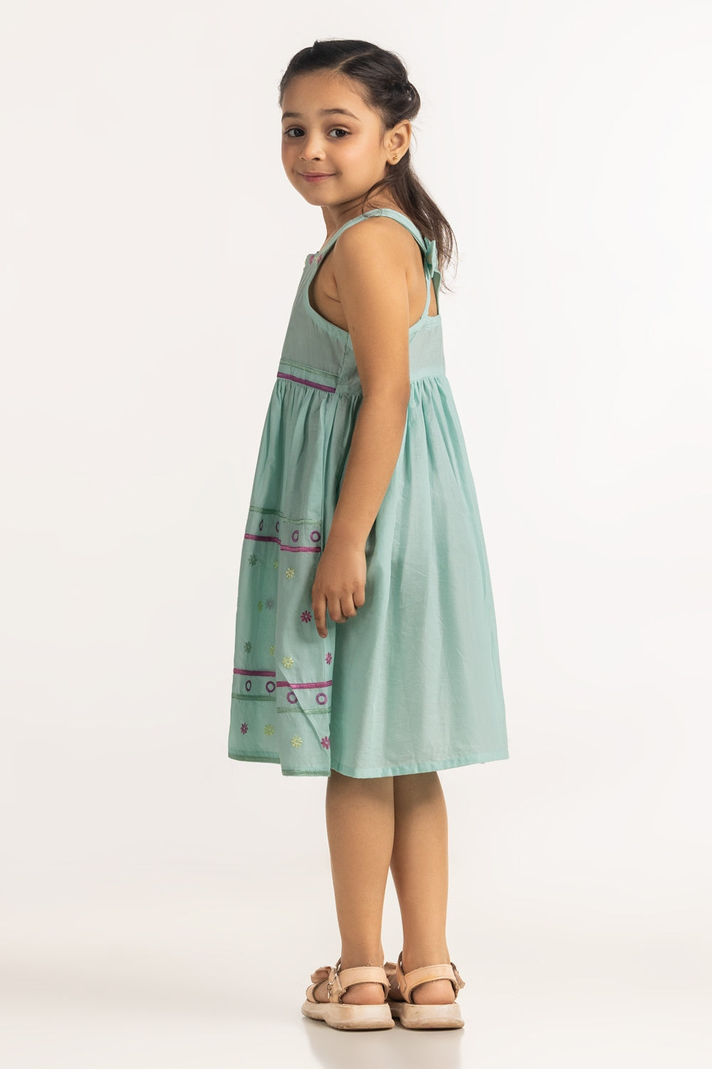 Toddler Girls Embroidery Top TG-DRS-SS25-110