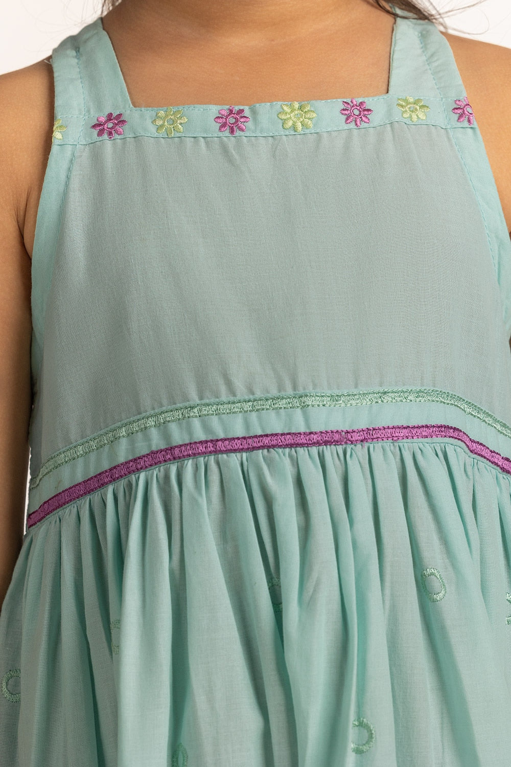 Toddler Girls Embroidery Top TG-DRS-SS25-110