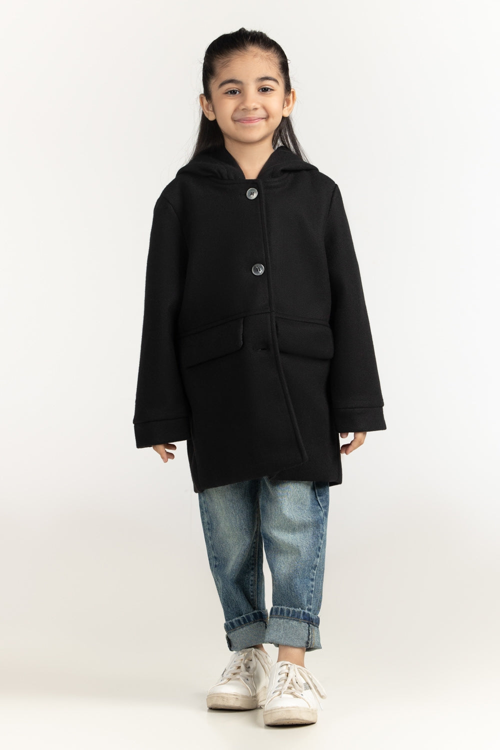 Toddler Girls Wool Jackets KG-JKT-WS24-012