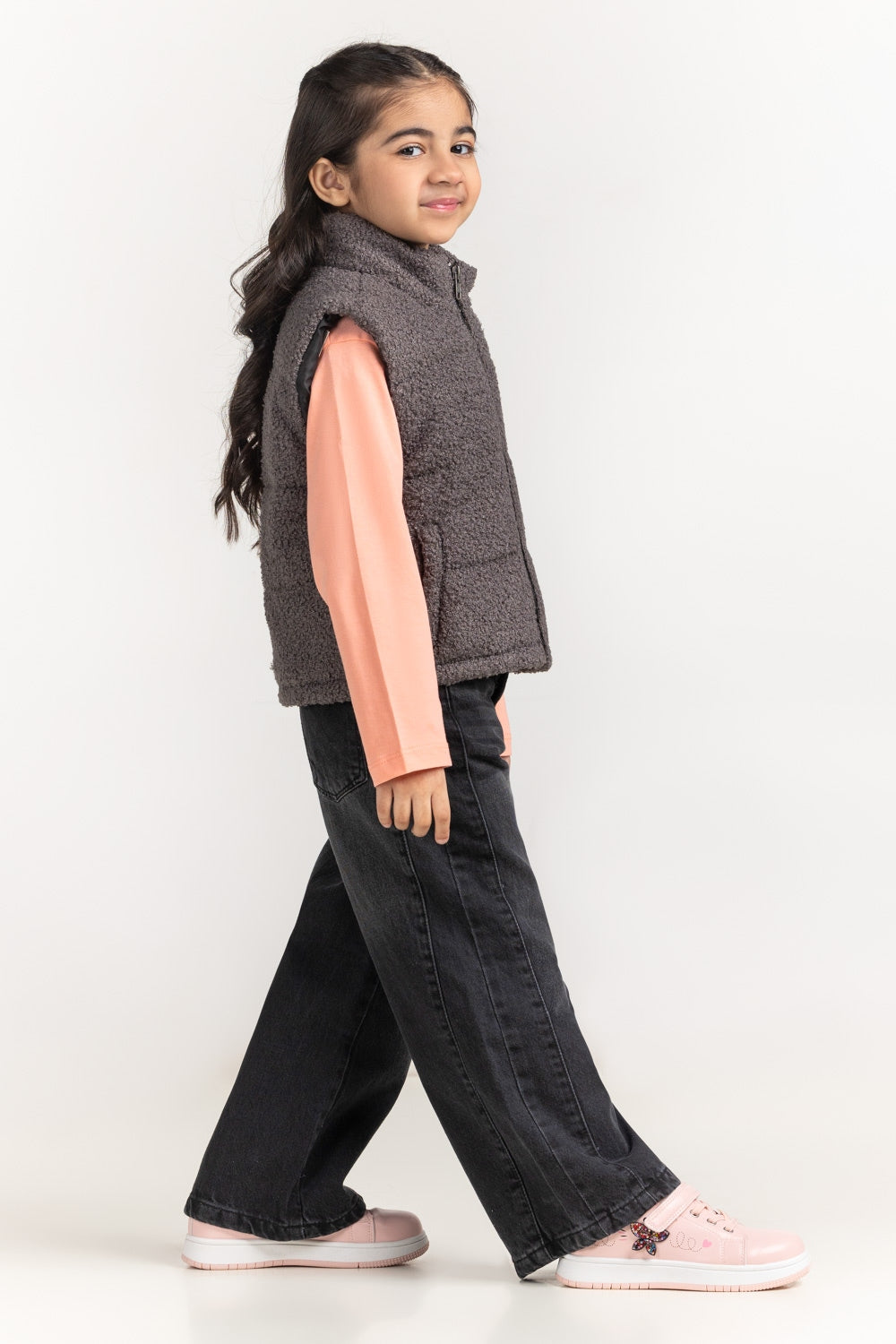 Toddler Girls Blended Jackets KG-JKT-WS24-105