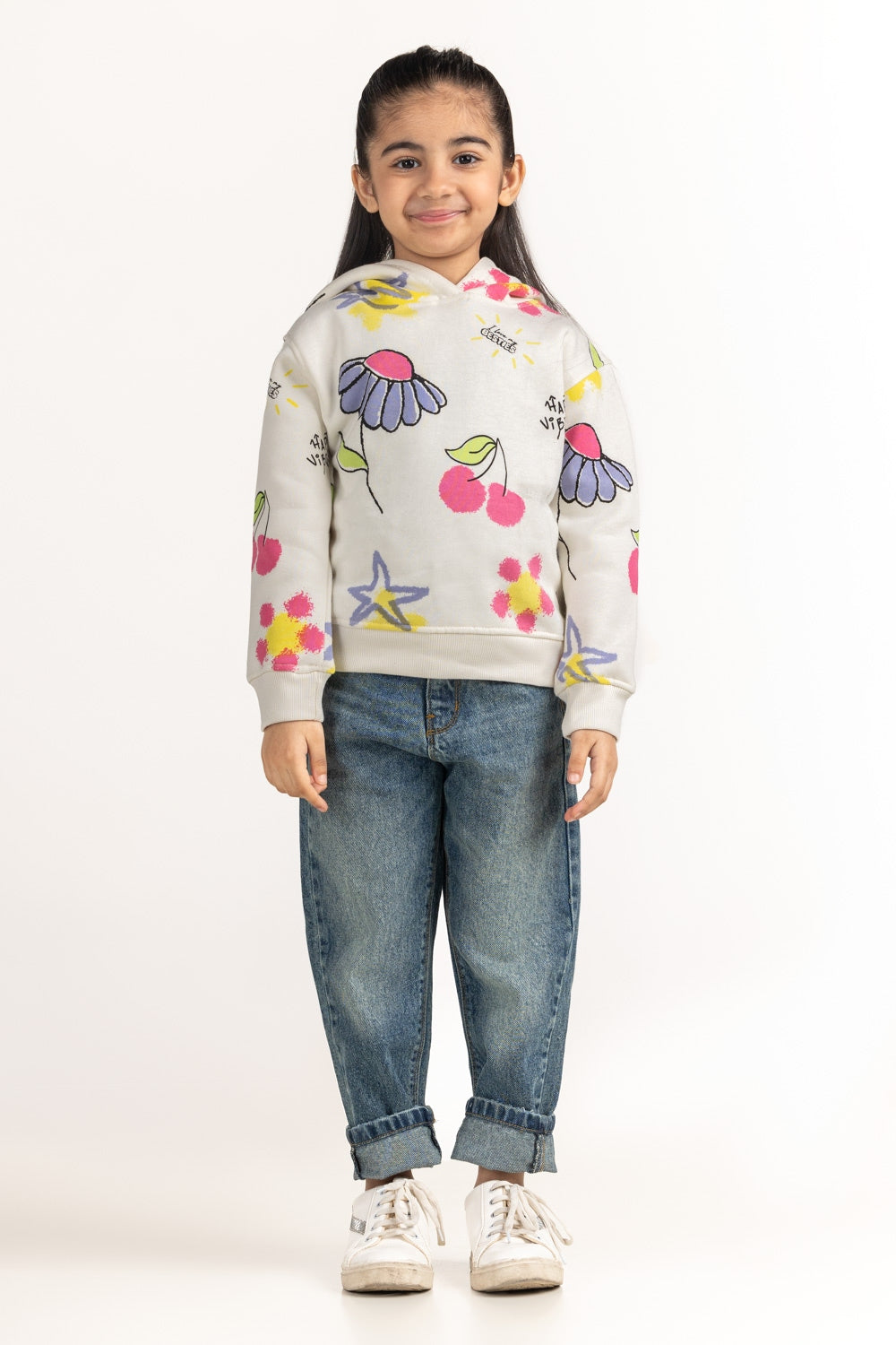 Toddler Girls Sweatshirt KG-HOD-WS24-006