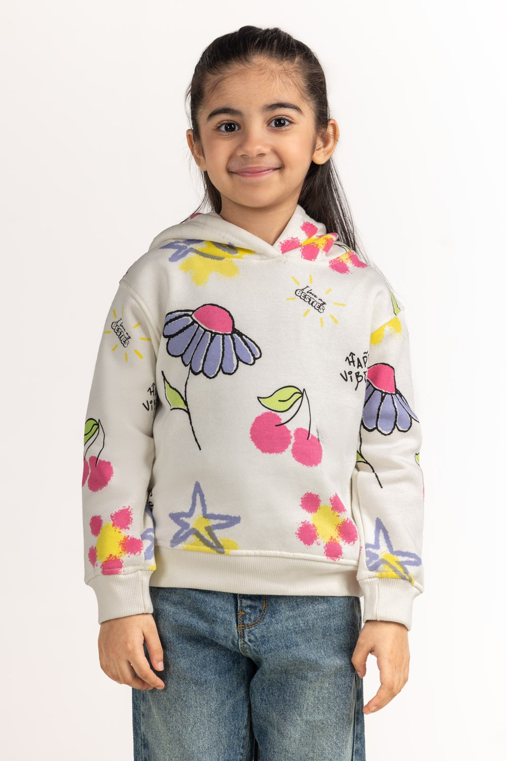 Toddler Girls Sweatshirt KG-HOD-WS24-006