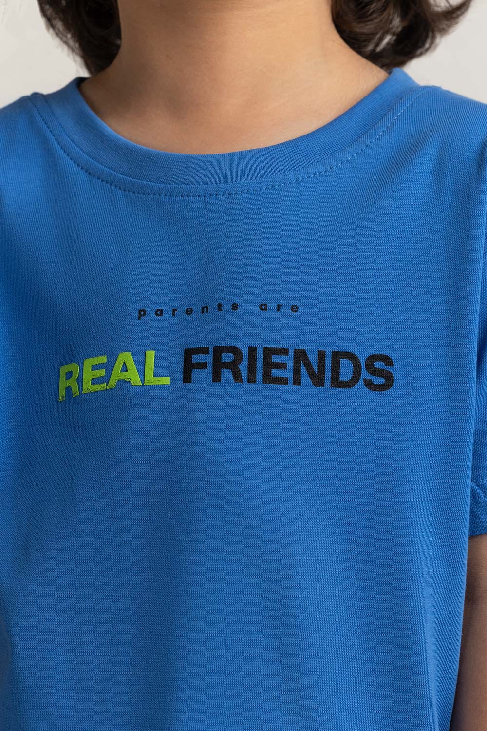 Toddler Boy Blue Printed Tee TB-TS-SS24-003