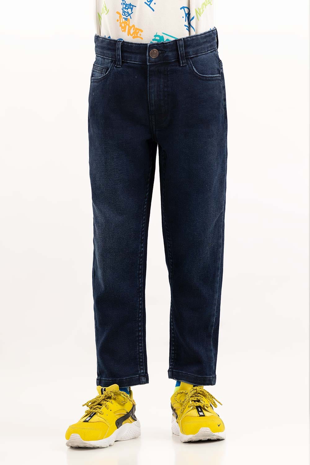Toddler Boy Dark Blue Jeans 224-321-011