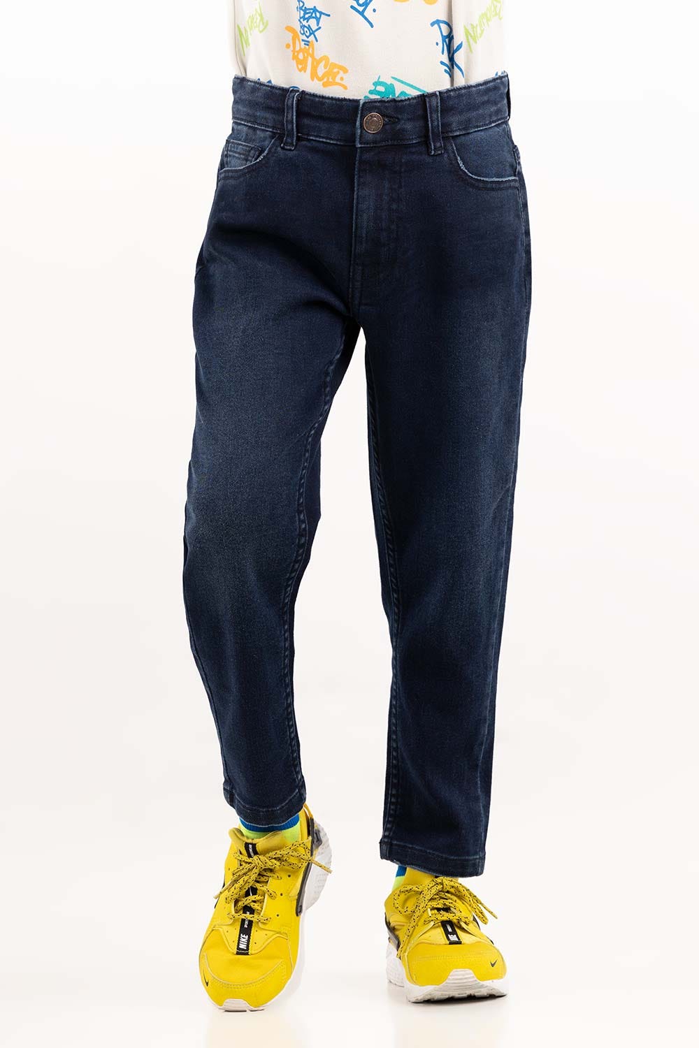 Toddler Boy Dark Blue Jeans 224-321-011