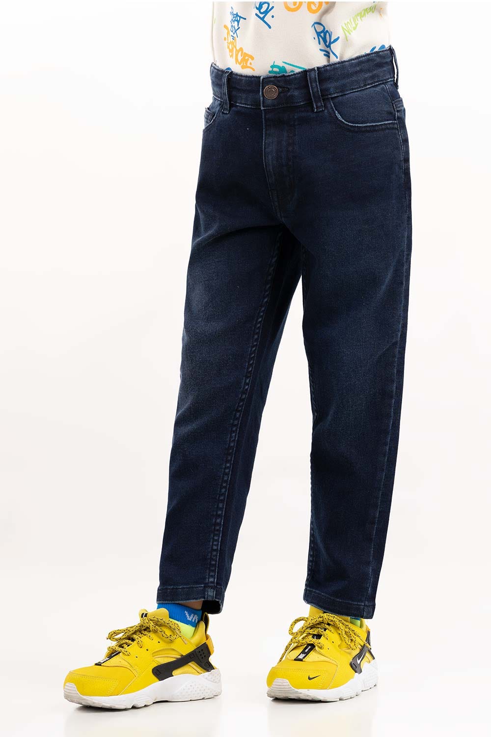 Toddler Boy Dark Blue Jeans 224-321-011
