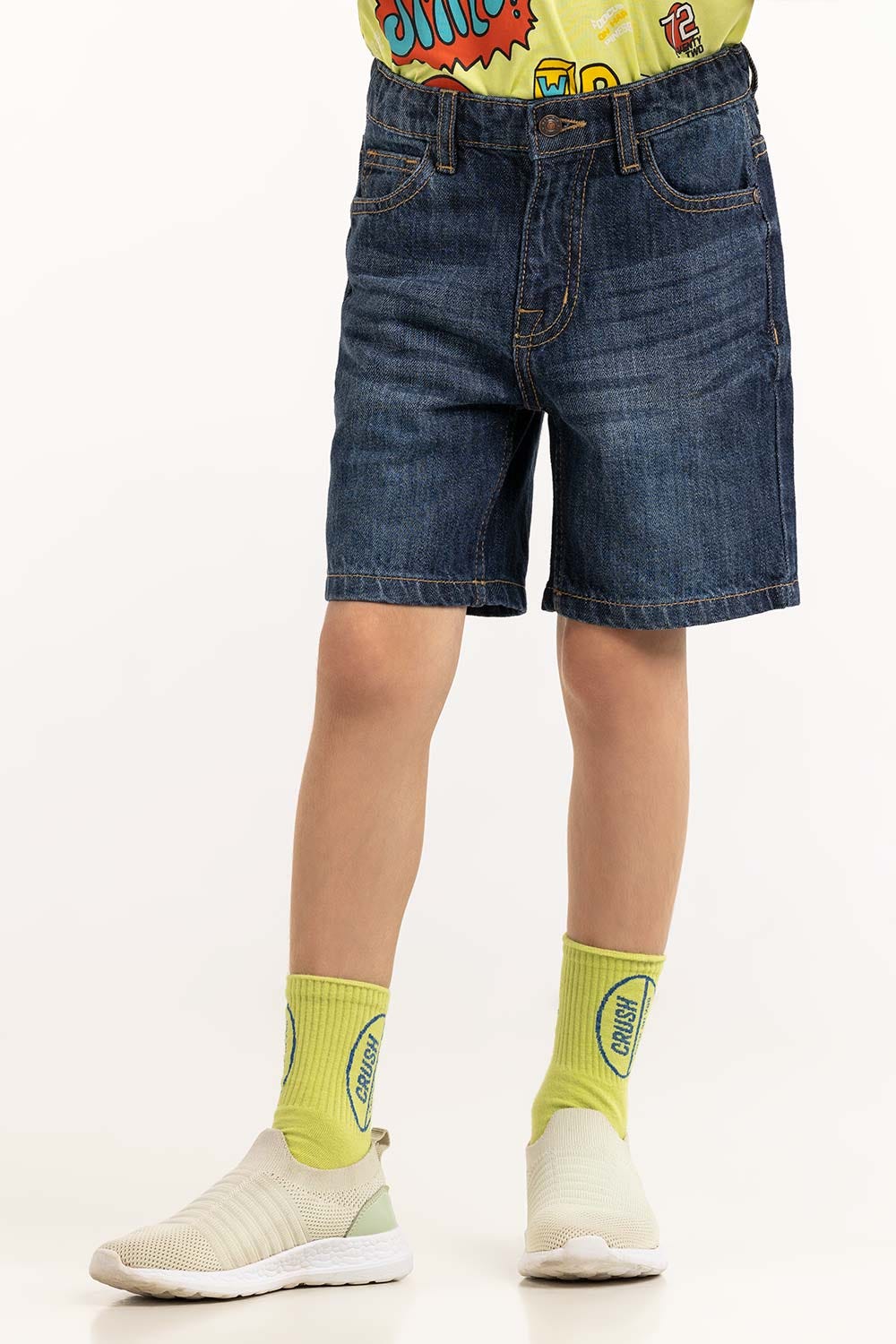 Toddler Boy Dark Blue Short 231-319-300 B